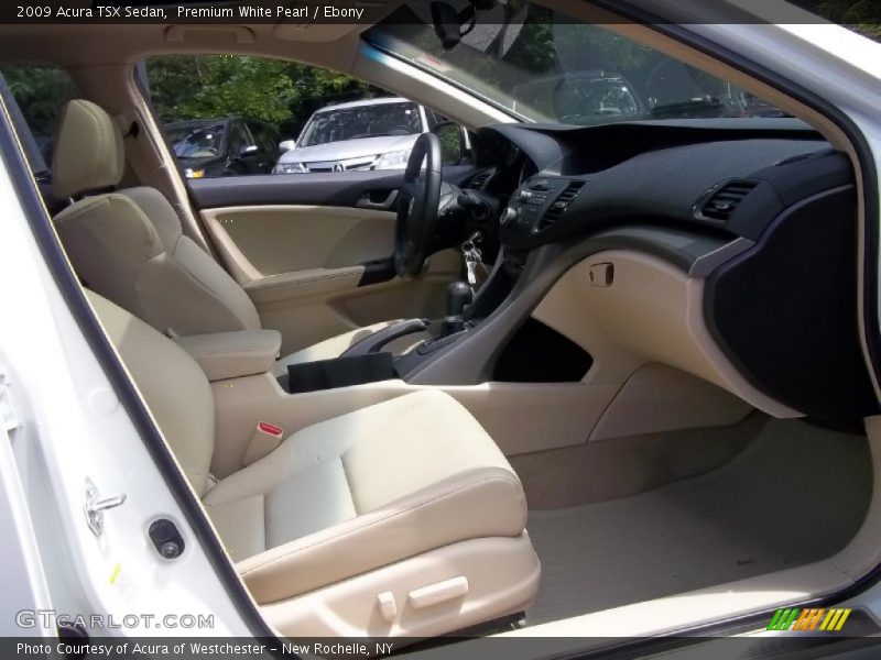 Premium White Pearl / Ebony 2009 Acura TSX Sedan
