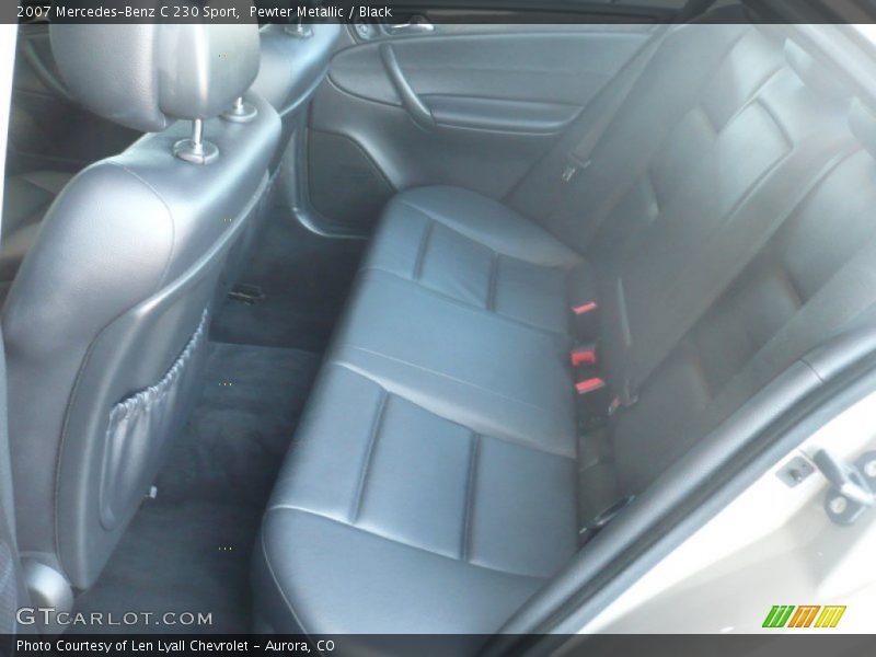 Pewter Metallic / Black 2007 Mercedes-Benz C 230 Sport