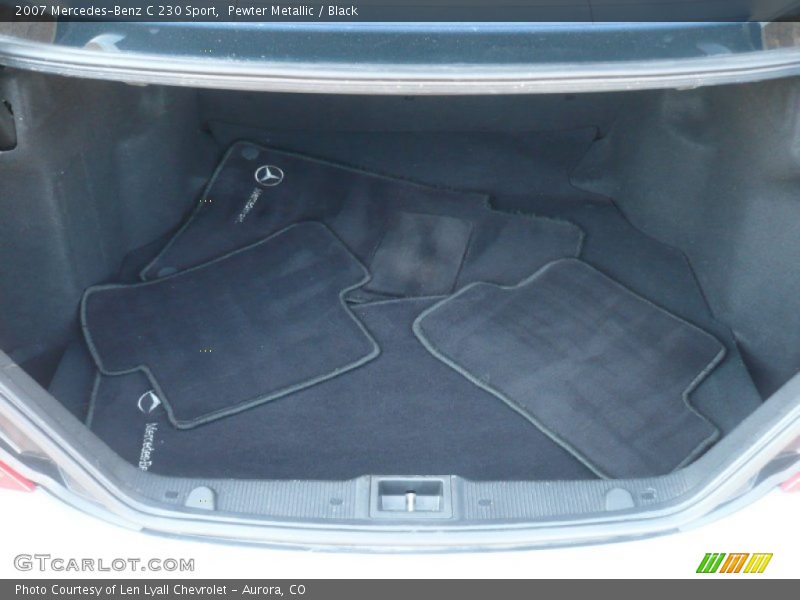 Pewter Metallic / Black 2007 Mercedes-Benz C 230 Sport