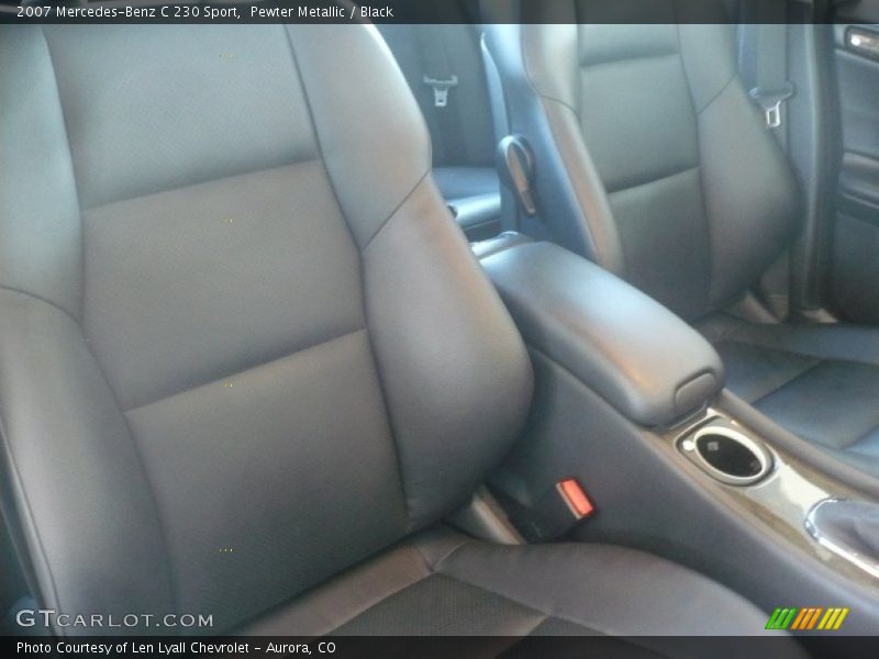 Pewter Metallic / Black 2007 Mercedes-Benz C 230 Sport