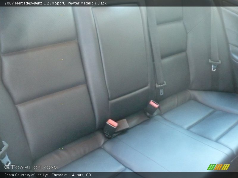 Pewter Metallic / Black 2007 Mercedes-Benz C 230 Sport