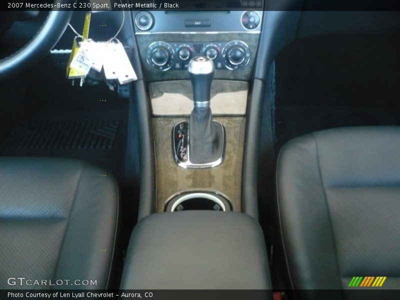 Pewter Metallic / Black 2007 Mercedes-Benz C 230 Sport