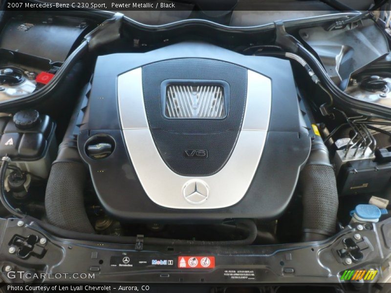 Pewter Metallic / Black 2007 Mercedes-Benz C 230 Sport