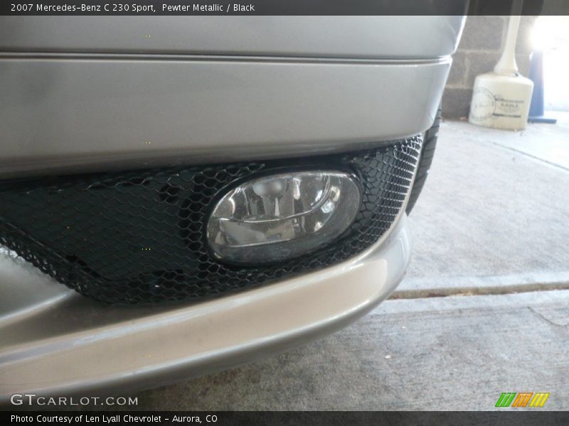 Pewter Metallic / Black 2007 Mercedes-Benz C 230 Sport