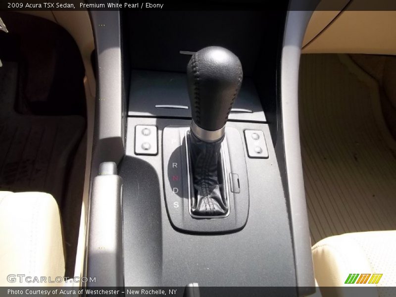 Premium White Pearl / Ebony 2009 Acura TSX Sedan