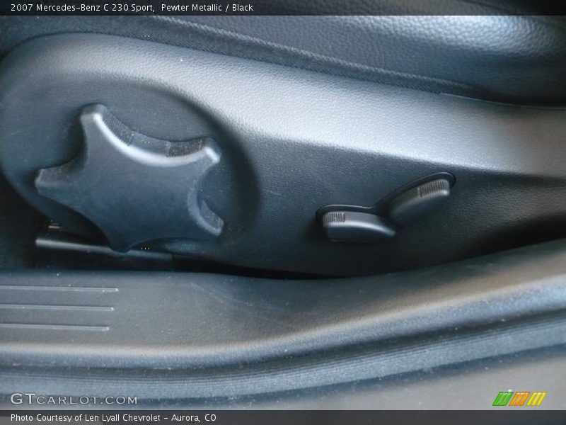 Pewter Metallic / Black 2007 Mercedes-Benz C 230 Sport