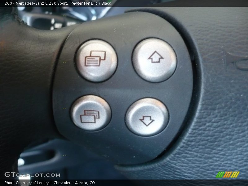 Pewter Metallic / Black 2007 Mercedes-Benz C 230 Sport