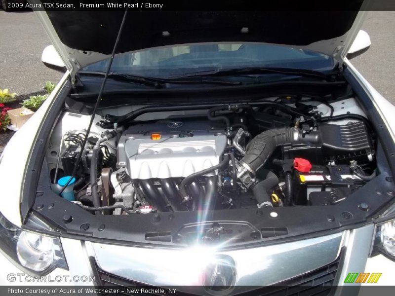 Premium White Pearl / Ebony 2009 Acura TSX Sedan