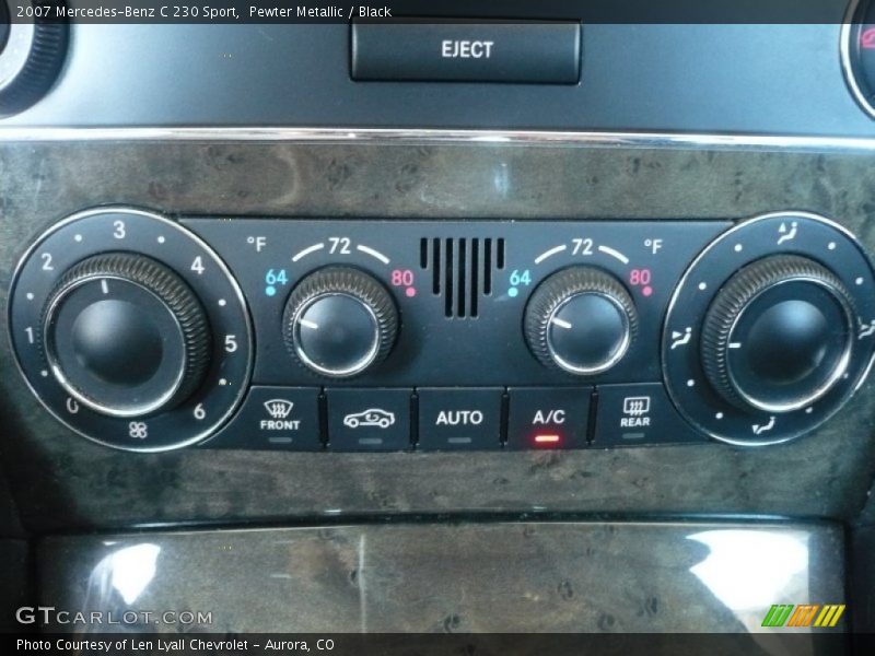 Pewter Metallic / Black 2007 Mercedes-Benz C 230 Sport