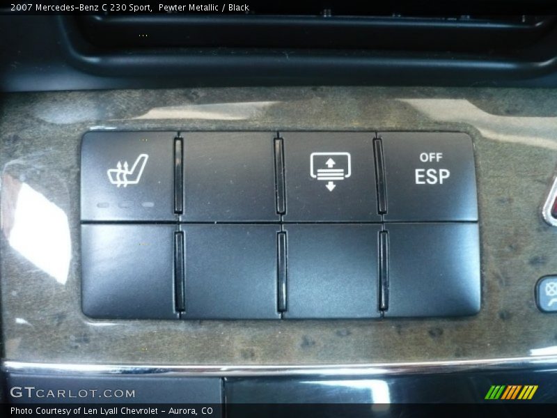 Pewter Metallic / Black 2007 Mercedes-Benz C 230 Sport