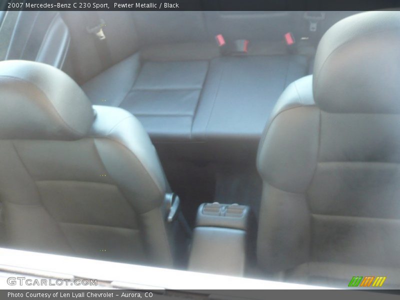 Pewter Metallic / Black 2007 Mercedes-Benz C 230 Sport