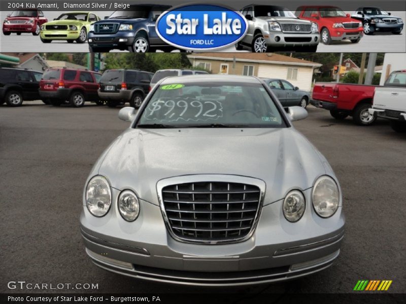 Diamond Silver / Beige 2004 Kia Amanti