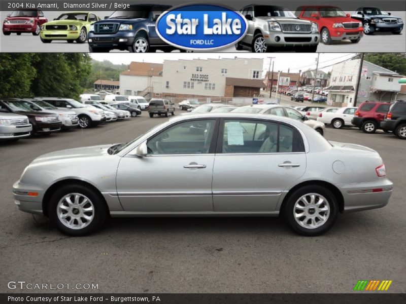 Diamond Silver / Beige 2004 Kia Amanti