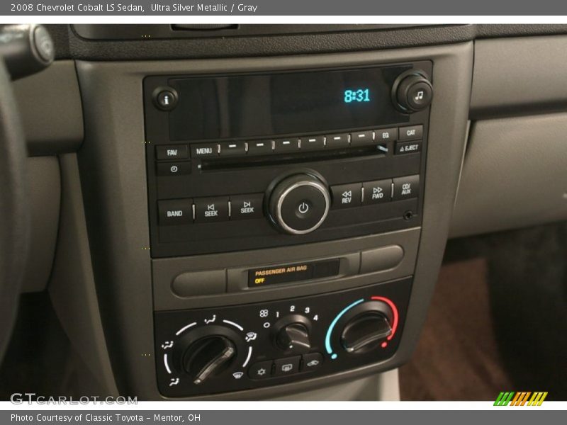 Ultra Silver Metallic / Gray 2008 Chevrolet Cobalt LS Sedan