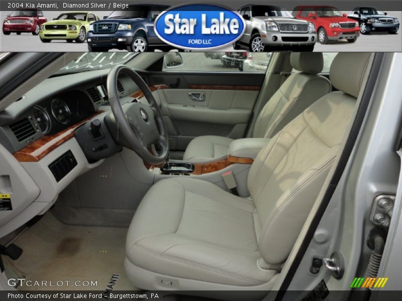 Diamond Silver / Beige 2004 Kia Amanti