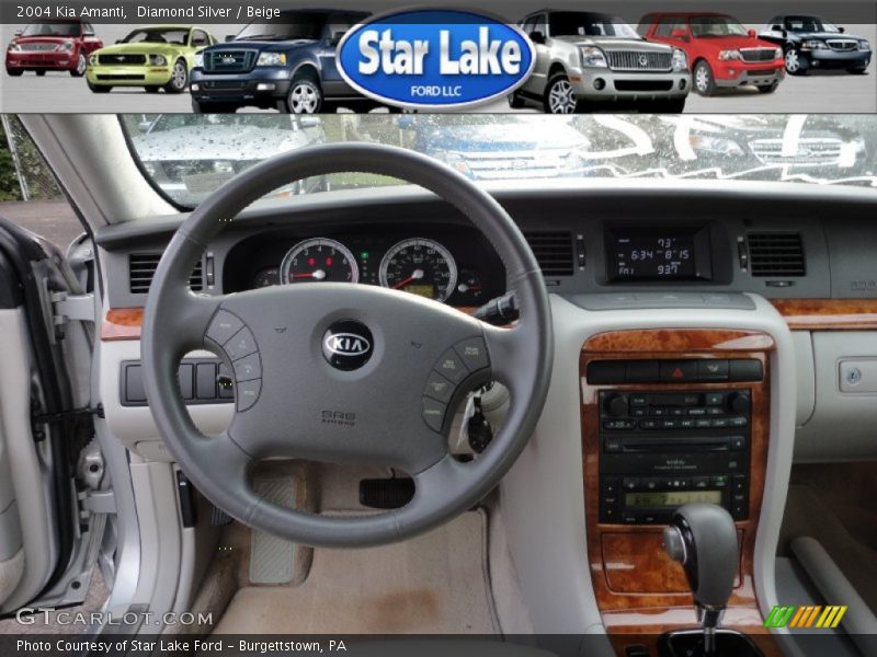 Diamond Silver / Beige 2004 Kia Amanti