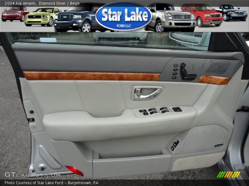Diamond Silver / Beige 2004 Kia Amanti