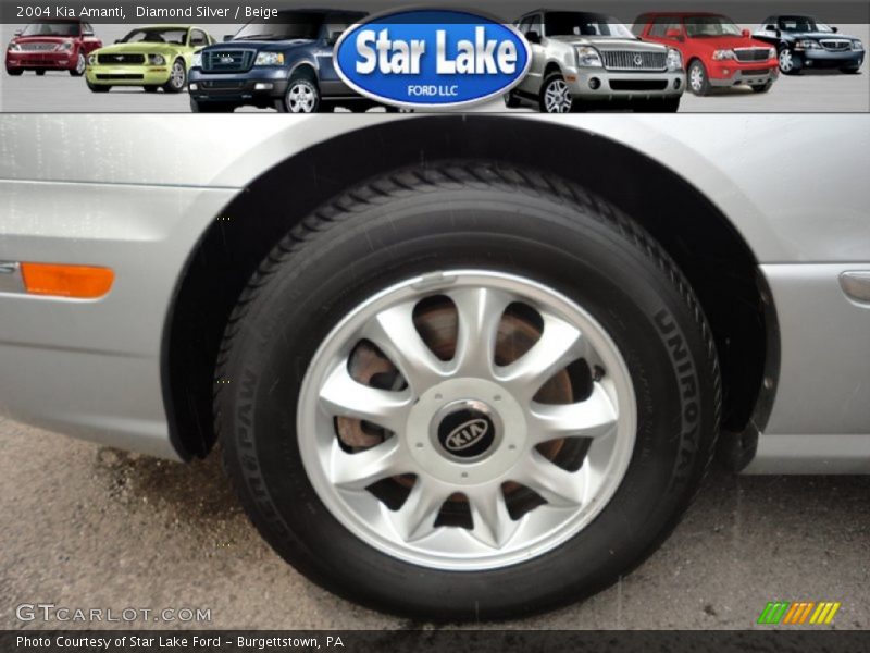 Diamond Silver / Beige 2004 Kia Amanti