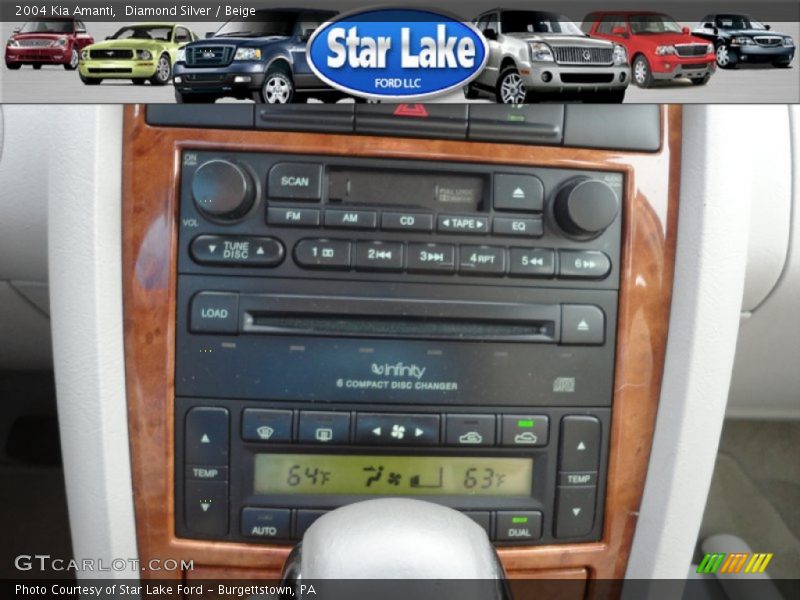 Diamond Silver / Beige 2004 Kia Amanti