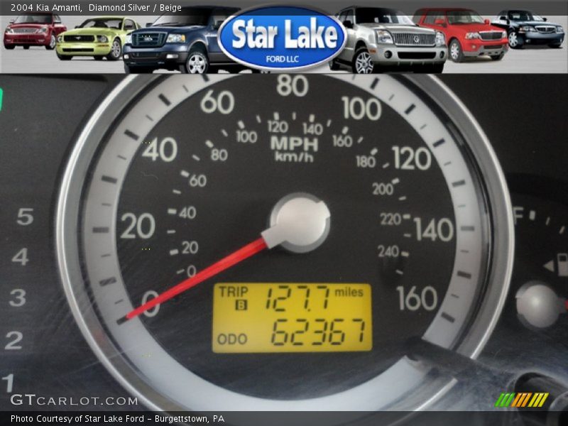 Diamond Silver / Beige 2004 Kia Amanti