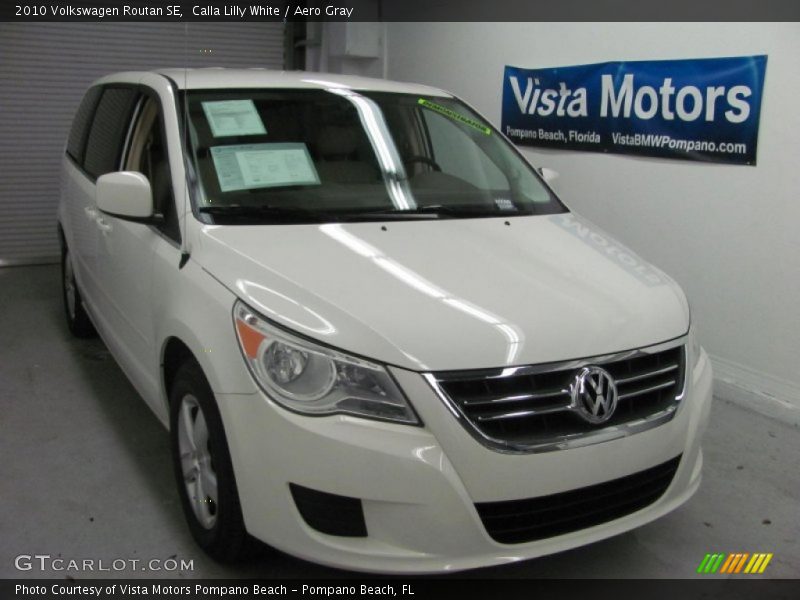 Calla Lilly White / Aero Gray 2010 Volkswagen Routan SE