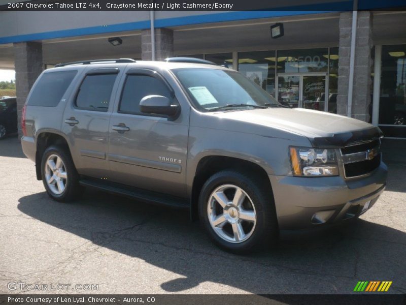 Graystone Metallic / Light Cashmere/Ebony 2007 Chevrolet Tahoe LTZ 4x4