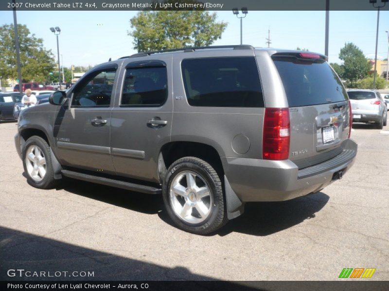 Graystone Metallic / Light Cashmere/Ebony 2007 Chevrolet Tahoe LTZ 4x4