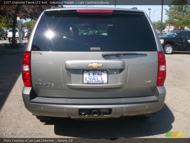 Graystone Metallic / Light Cashmere/Ebony 2007 Chevrolet Tahoe LTZ 4x4