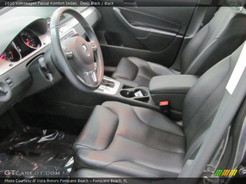Deep Black / Black 2010 Volkswagen Passat Komfort Sedan