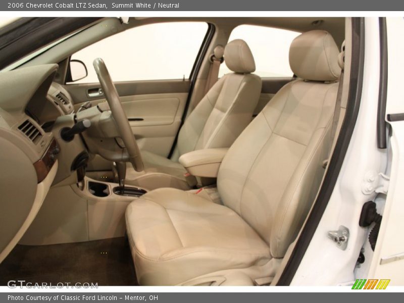  2006 Cobalt LTZ Sedan Neutral Interior