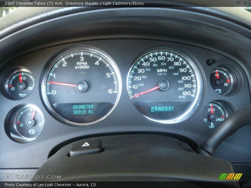 Graystone Metallic / Light Cashmere/Ebony 2007 Chevrolet Tahoe LTZ 4x4