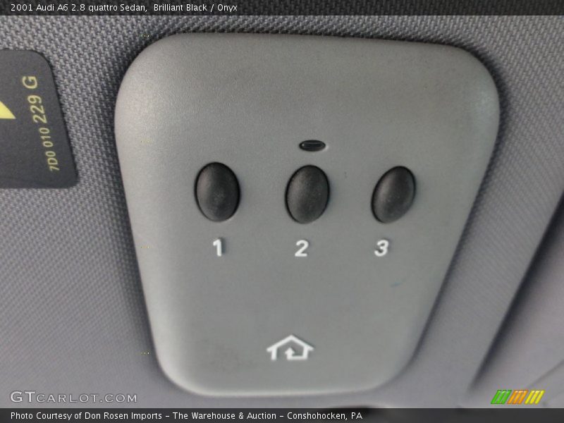 Controls of 2001 A6 2.8 quattro Sedan