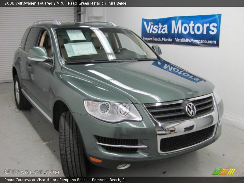 Reed Green Metallic / Pure Beige 2008 Volkswagen Touareg 2 VR6
