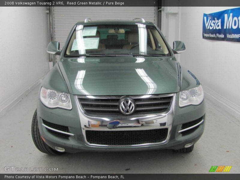 Reed Green Metallic / Pure Beige 2008 Volkswagen Touareg 2 VR6