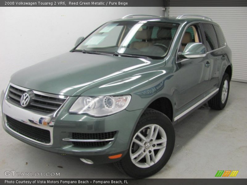 Reed Green Metallic / Pure Beige 2008 Volkswagen Touareg 2 VR6