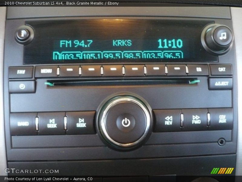 Audio System of 2010 Suburban LS 4x4