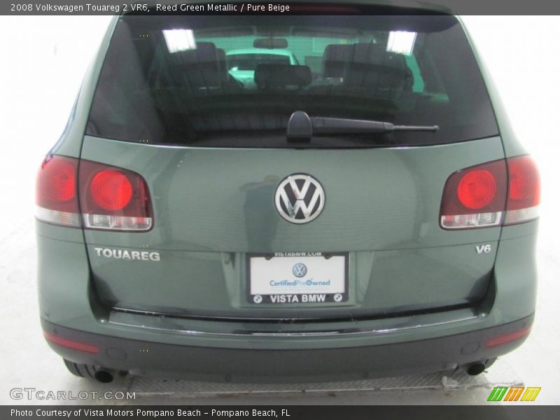 Reed Green Metallic / Pure Beige 2008 Volkswagen Touareg 2 VR6