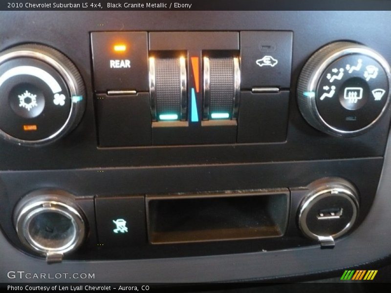 Controls of 2010 Suburban LS 4x4