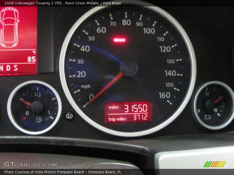 Reed Green Metallic / Pure Beige 2008 Volkswagen Touareg 2 VR6