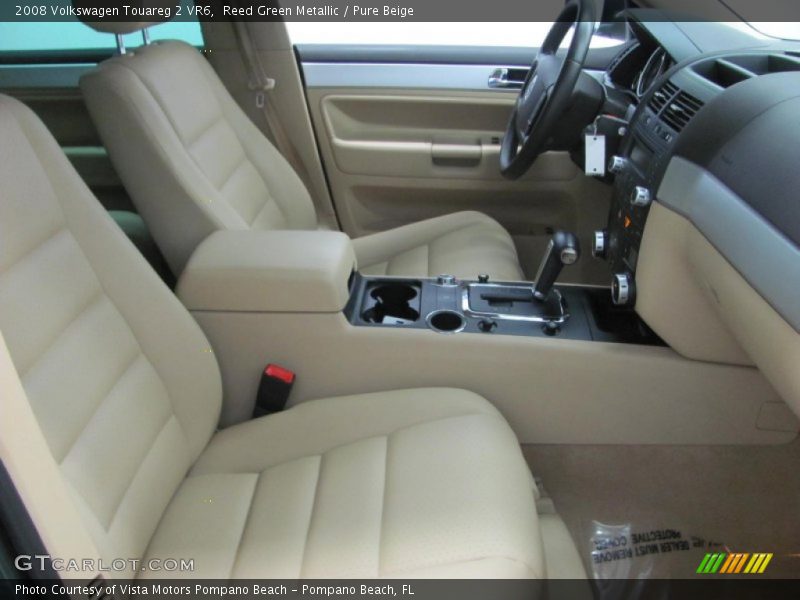 Reed Green Metallic / Pure Beige 2008 Volkswagen Touareg 2 VR6