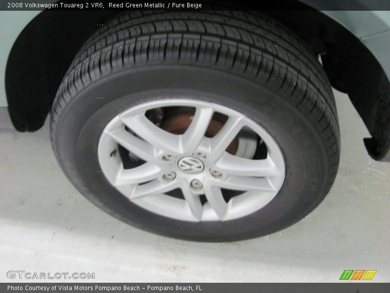Reed Green Metallic / Pure Beige 2008 Volkswagen Touareg 2 VR6
