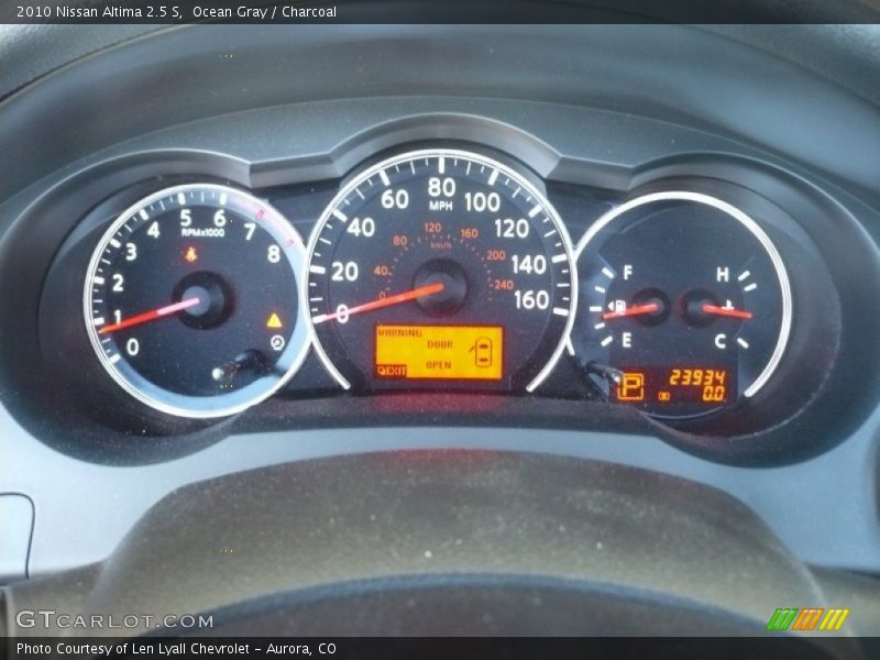 Ocean Gray / Charcoal 2010 Nissan Altima 2.5 S