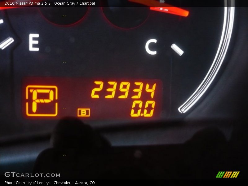 Ocean Gray / Charcoal 2010 Nissan Altima 2.5 S
