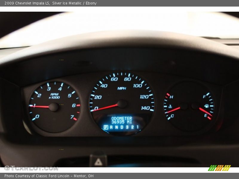 Silver Ice Metallic / Ebony 2009 Chevrolet Impala LS