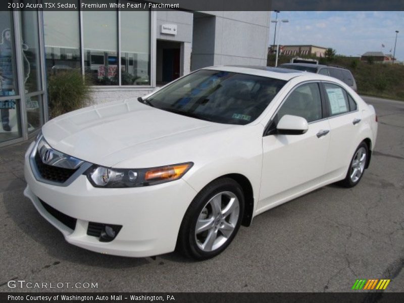 Premium White Pearl / Parchment 2010 Acura TSX Sedan