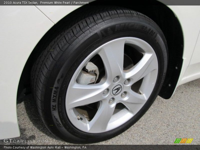 Premium White Pearl / Parchment 2010 Acura TSX Sedan