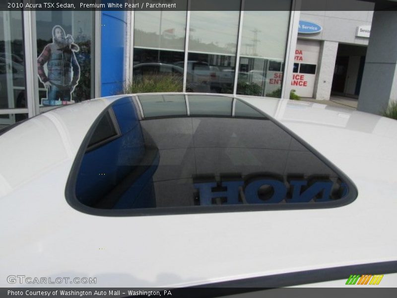 Premium White Pearl / Parchment 2010 Acura TSX Sedan