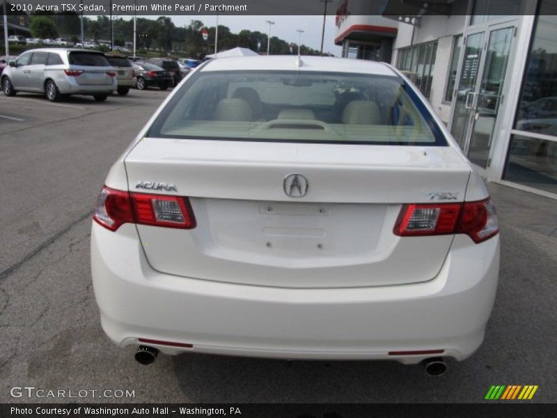 Premium White Pearl / Parchment 2010 Acura TSX Sedan