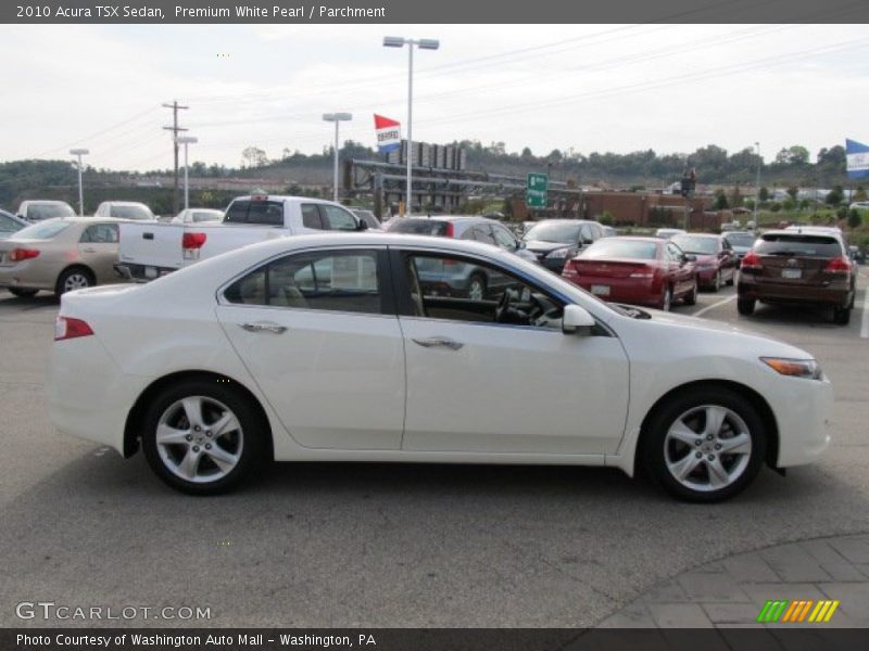 Premium White Pearl / Parchment 2010 Acura TSX Sedan
