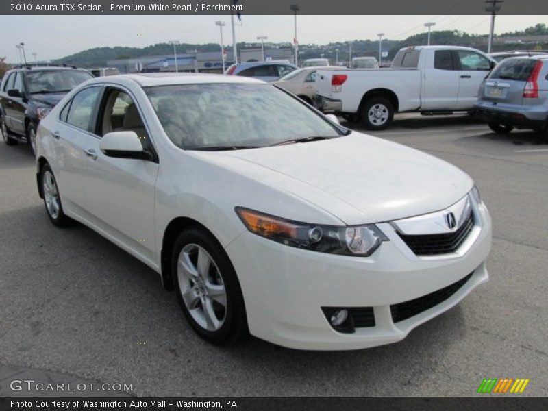 Premium White Pearl / Parchment 2010 Acura TSX Sedan